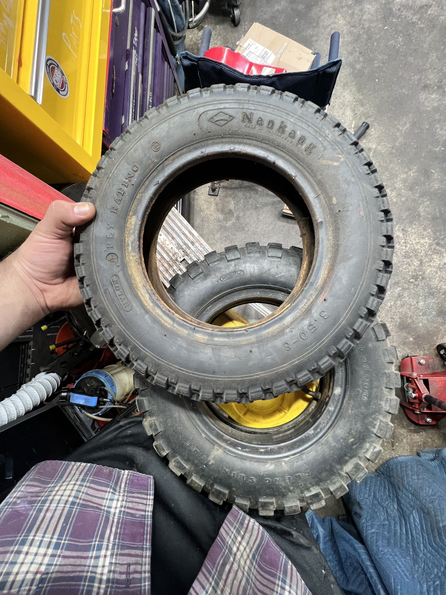 Vintage Mini Bike Rupp Tires