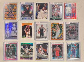 Lot of 15 NBA basketball cards