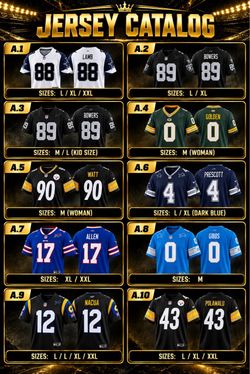 Sports jerseys