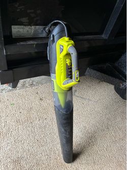 Ryobi 8 amp jet fan  leaf blower