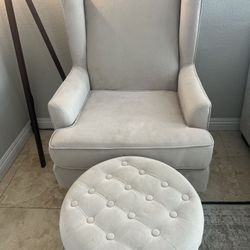 Rocking Chair Used For Nursing - Beige