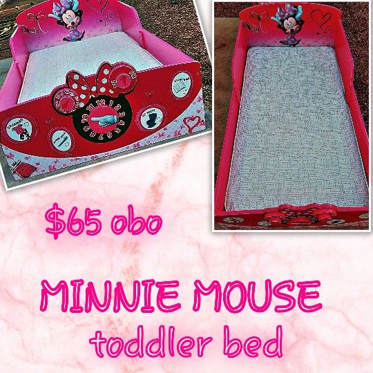 Minnie Mouse Toddler Bed