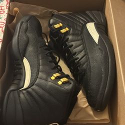 Retro Jordan 12s Black And Gold