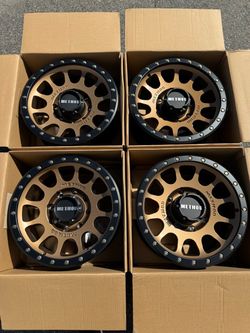 Method MR305 NV 8x170 17” Wheels Bonze With Black Lips