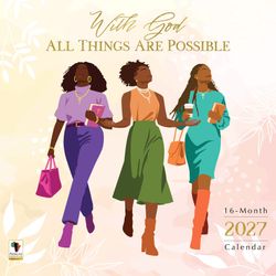 2027 With God all Things are Possible Wall Calendar