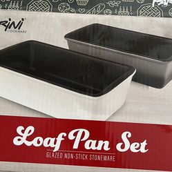 Loaf pan stoneware Bake. Para pan y hornear