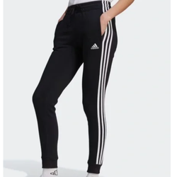 Size M Adidas Women Essentials 3-Stripes Fleece Pants
