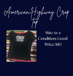 American Highway Crop Top