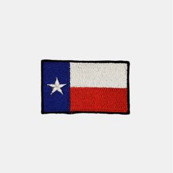 Texas Flag  Sew On Patch  Size:  2" By 3"