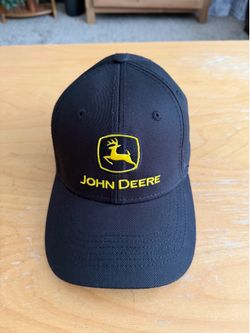 Black John Deere Baseball Cap