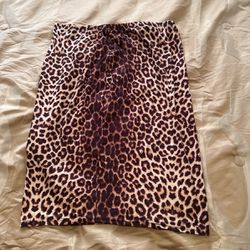 Leopard Pencil Skirt Stretchy