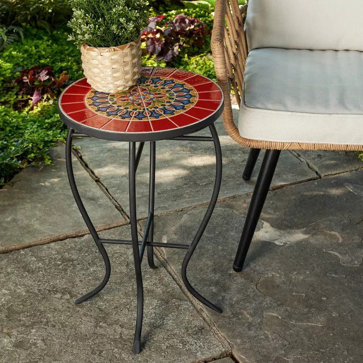 Haven Way Indoor/outdoor  Mosaic Side Table