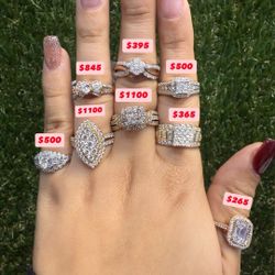 10k And 14k Diamond Engagement Rings 