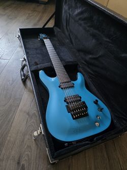 Schecter Keith Merrow Signature KM-7 FR S Sustainiac 2015 - 2016 - Lambo Blue