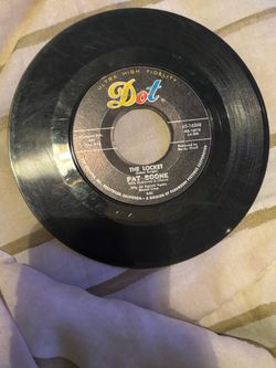 Pat Boone "The Locket" 45 RPM Vinyl Single