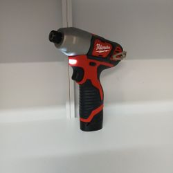 Milwaukee New M12 Impact  Driver More Battery 2.0