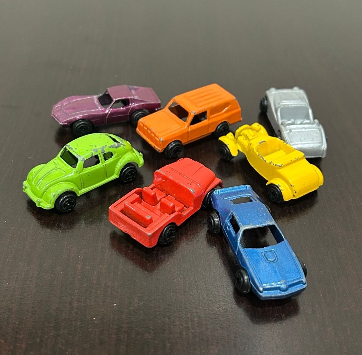 Vintage Die Cast Car Lot