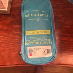 Adult Larger Bruce Bolt Batting Gloves 