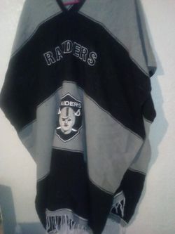 vintage Raider Poncho.Xl