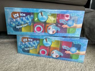 Ice Ice Gummy Squish Cubes – 12 Pack – Brand New