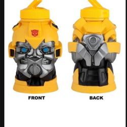 NEW Universal Studio Only Version Limited Transformer Bumblebee Car Robot Water Bottle Sipper Cup Movie Fan Collectible Collection 