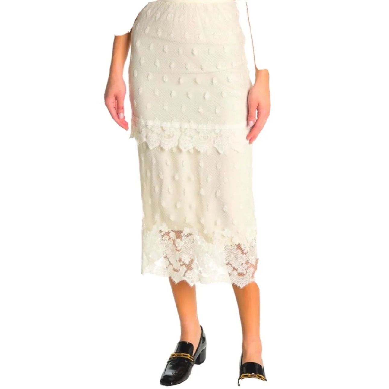 Burberry Tiered Skirt