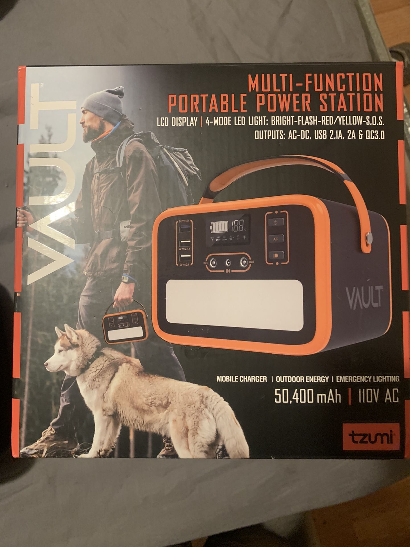 T-Zumi   110v  AC 50,400 MAh  MULTI-Function Power Station