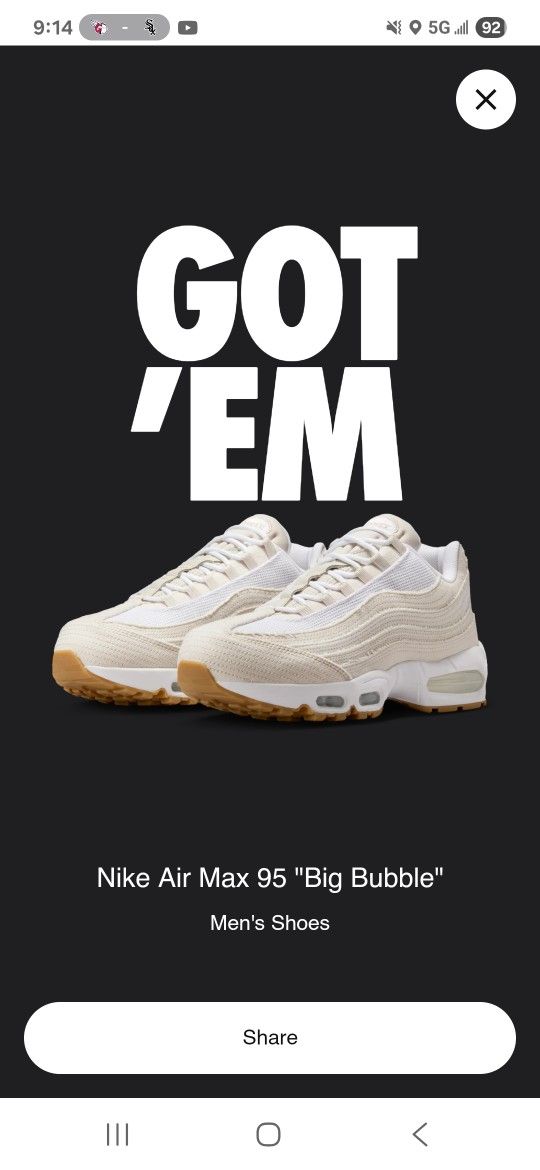 Nike x Levis Air Max 95 11.5