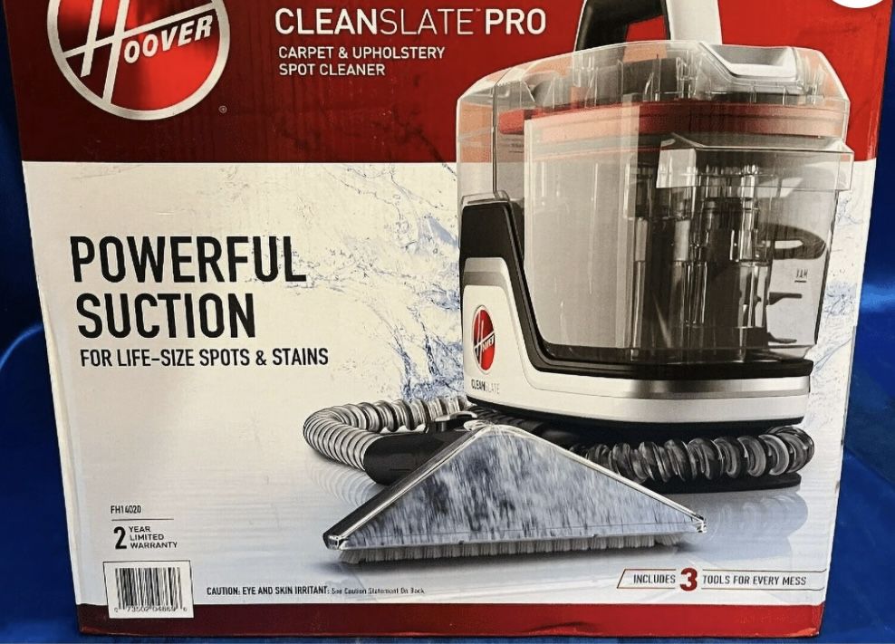Hoover CleanSlate Pro Portable Carpet and Upholstery Spot Cleaner Powerful Clean Vacuum