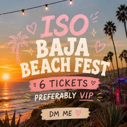 Baja Beach Fest Tix