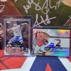 Grayson Rodriguez IP Autographs Baseball Cards