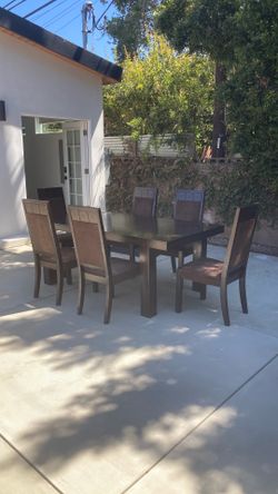 6 chair dining table set
