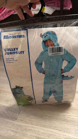 Disney Pixar Monsters Inc Sulley Child Jumpsuit Costume