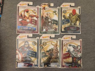 Marvel Comics Hot Wheels Set