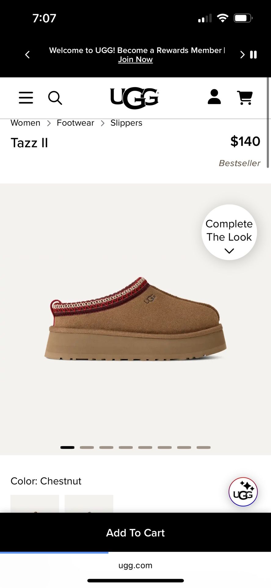 Ugg Tazz II Size 8
