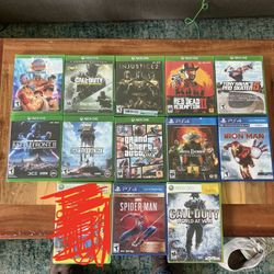 Xbox And PS4 Game Lot 