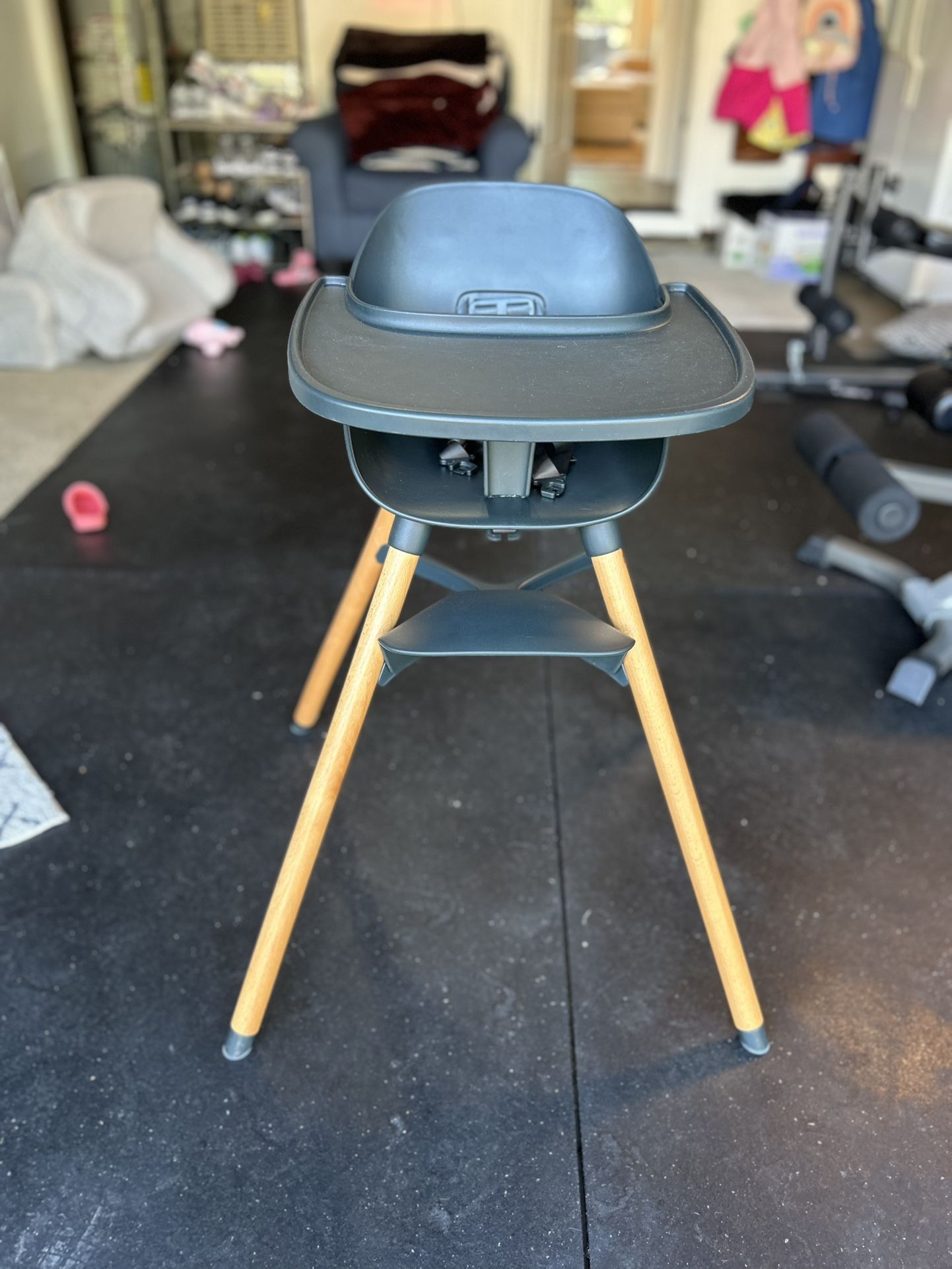 Lalo Black High Chair 2 Years Old.