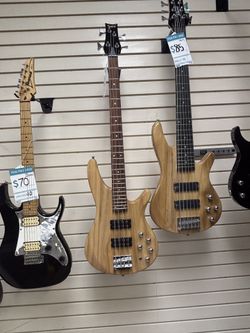 Wooden Glarry Bass Guitar
