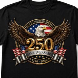 🇺🇸 250th Anniversary USA Shirts – Custom DTF Prints 🇺🇸