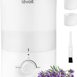 LEVOIT Humidifiers for Bedroom, Quiet (3L Water Tank) Cool Mist Top Fill Essential Oil Diffuser with 25Watt for Home Large Room, 360° Nozzle,@Z2-857