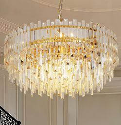 Beautiful Brand New Crystal Chandelier in box