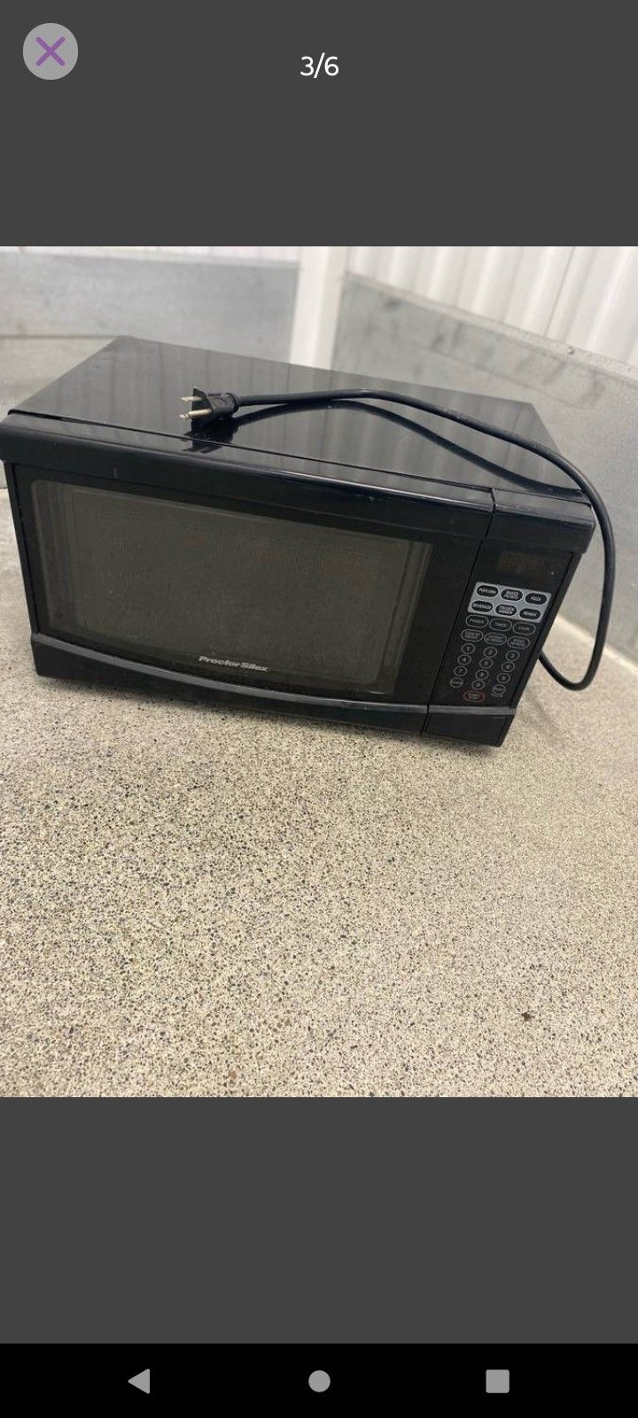 Proctor Silex PS-P70B17AP-KEB Microwave 0.7 cu. ft. Countertop