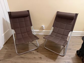 Recliner beach chairs