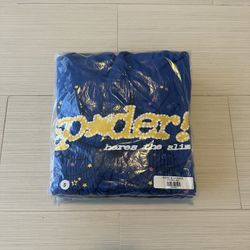 Sp5der TC Blue Hoodie Size S & M