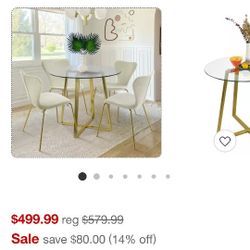 Velvet Dining Set