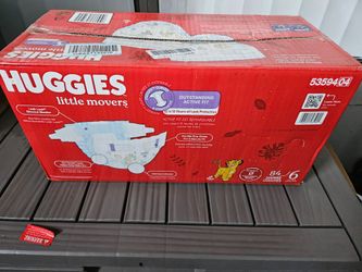 Huggies Little Movers Size 6 Diapers 84 Count