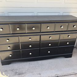 Black dresser