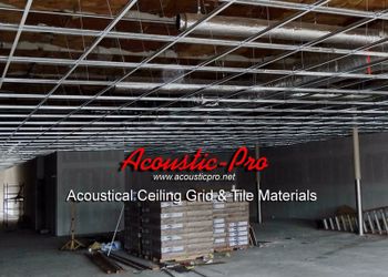 Ceiling Grid & Tiles & Insulation