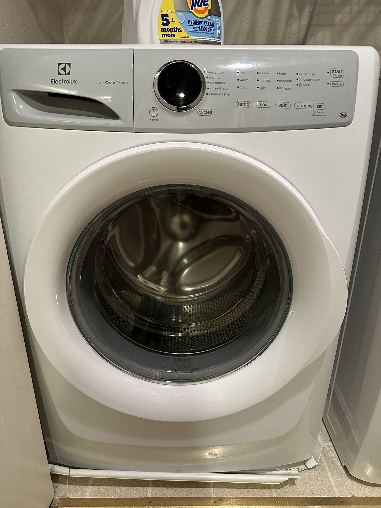 Electrolux LuxCare Washer and Electrolux Dryer