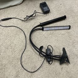 Clip-On Dual LED Light (Plant / Aquarium / Desk Light)